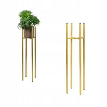 DE Stalak za cvijeće Metalni Zlatni Loft Til M MAX POT 18,5 cm