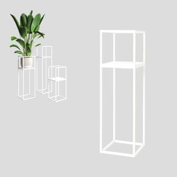 DE Metal Loft Lille M Bijeli stalak za cvijeće 19x19x62