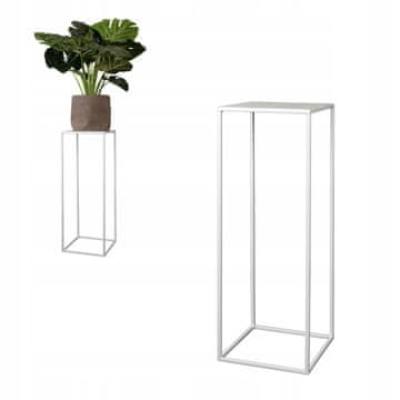 DE STOJEĆA CVJETNJAK Metalni Loft Bijeli Moderni Dizajn Brest M 25x25x62