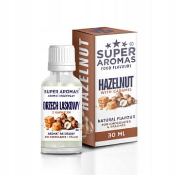 Prirodni okus hrane lješnjak s karamelom 30 ml