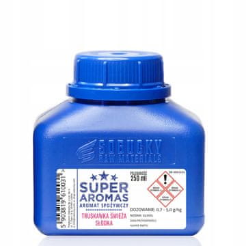 Okus svježe slatke hrane jagode 250 ml