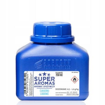 ledeni bomboni s okusom hrane 250 ml