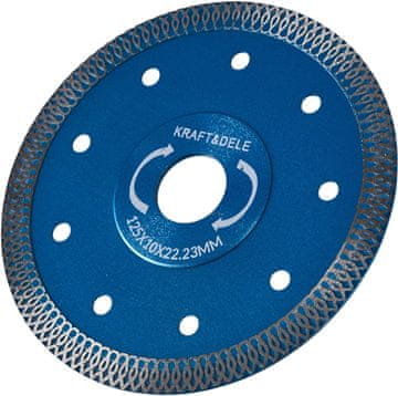 Kraft&Dele Dijamantni disk za kameninu, pločice 125 mm KD1959