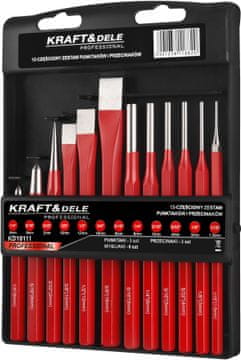 Kraft&Dele Bušači, dlijeta i probijači 12 kom KD10111