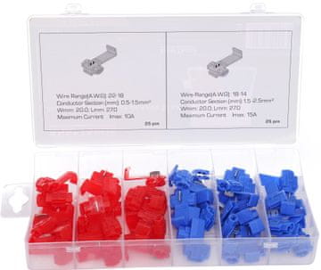 Kraft&Dele Set brzih konektora za kabele 50 kom KD10481