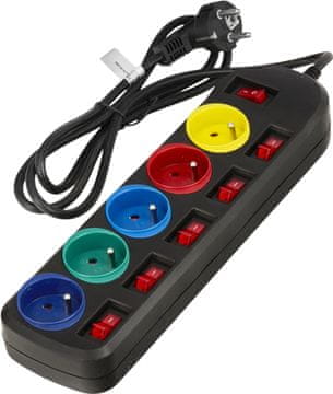 Kraft&Dele PRODUŽNI KABEL 5M 5 UTIČNICA KD4002-CZ