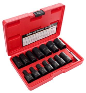 Kraft&Dele Nasadni ključevi za strojno obrađene vijke 1/2"" 6-23 mm 15 kom. KD11793