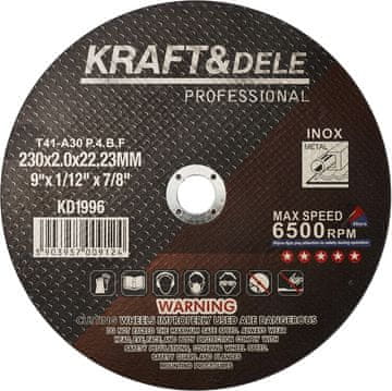 Kraft&Dele Metalna rezna ploča 230 x 2,0 x 22,23 mm KD1996