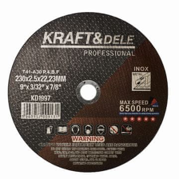 Kraft&Dele Metalni disk 230x2,5x22,23 mm KD1997
