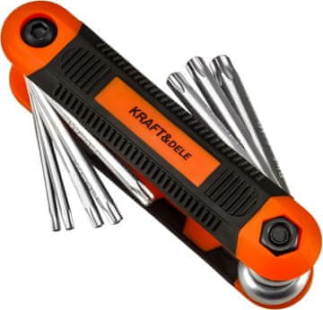 Kraft&Dele 8-DIJELNI SKLOPIVI TORX KLJUČEVI KD11935