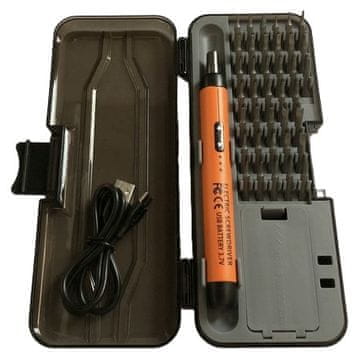 Kraft&Dele Bežični precizni odvijač 1000mAh 38 bitova KD12701
