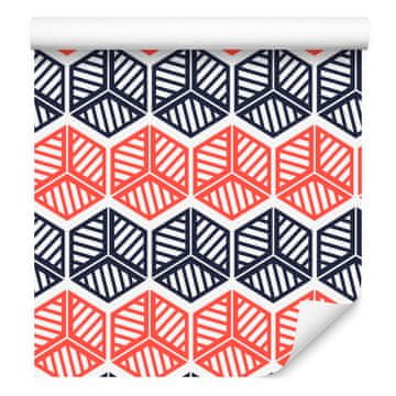 Tapeta s geometrijskim uzorkom za dnevni boravak i spavaću sobu 50x1000 cm