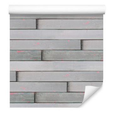 Retro tapeta s horizontalnim drvenim daskama za dnevni boravak i spavaću sobu 50x1000 cm