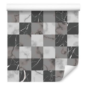 Modernistička siva tapeta s mramornim uzorkom 50x1000 cm