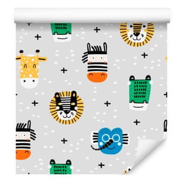 Tapeta sa šarenim životinjama za dnevni boravak i spavaću sobu 50x1000 cm