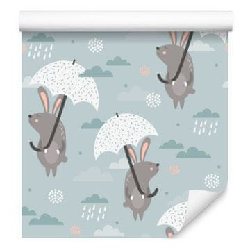 Tapeta sa zečevima za dnevni boravak i spavaću sobu 50x1000 cm