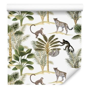Tapeta s motivom životinja savane za dnevni boravak i spavaću sobu 50x1000 cm
