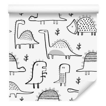 Fototapeta Dinosauri biljke priroda za dnevni boravak i spavaću sobu 50x1000 cm