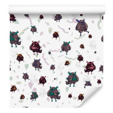 Tapeta s sovama za dnevni boravak i spavaću sobu 50x1000 cm