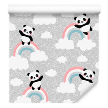 Fototapeta Panda Clouds za dnevni boravak i spavaću sobu 50x1000 cm
