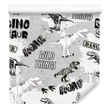 Tapeta s dinosaurima i životinjama za dnevni boravak i spavaću sobu 50x1000 cm