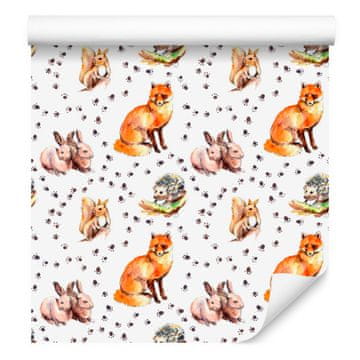 Tapeta sa šumskim životinjama za dnevni boravak i spavaću sobu 50x1000 cm
