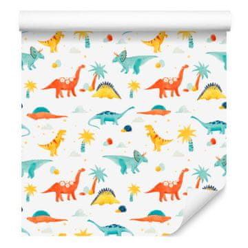 Tapeta s dinosaurima za dnevni boravak i spavaću sobu 50x1000 cm