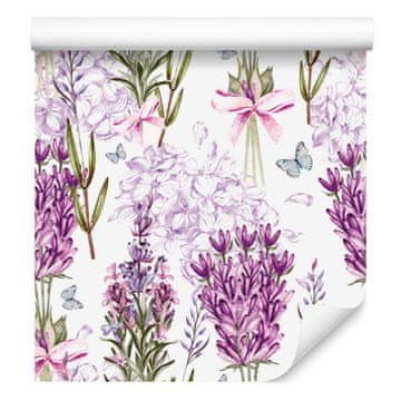 Tapeta boje lavande za dnevni boravak i spavaću sobu 50x1000 cm