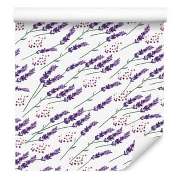 Tapeta boje lavande i ljubičaste za dnevni boravak i spavaću sobu 50x1000 cm