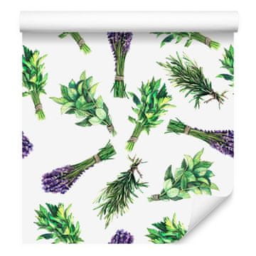 Tapeta boje lavande za dnevni boravak i spavaću sobu 50x1000 cm