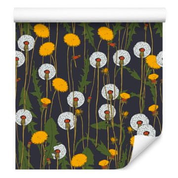 Tapeta s maslačkom za dnevni boravak i spavaću sobu 50x1000 cm
