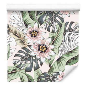 Tapeta s motivom lišća banane za dnevni boravak i spavaću sobu 50x1000 cm