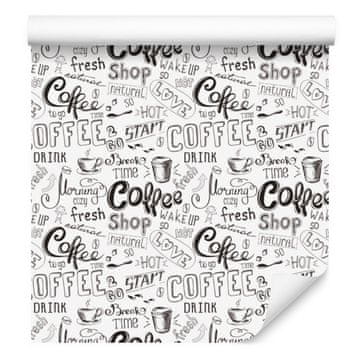 Tapeta I Love Coffee za dnevni boravak i spavaću sobu 50x1000 cm