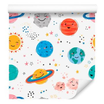 Fototapeta Sunce i planeti za dnevni boravak i spavaću sobu 50x1000 cm
