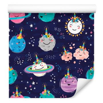 Tapeta Joyful Planets za dnevni boravak i spavaću sobu 50x1000 cm