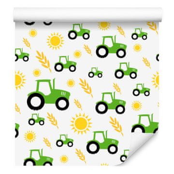 Tapeta s motivom traktora za dnevni boravak i spavaću sobu 50x1000 cm