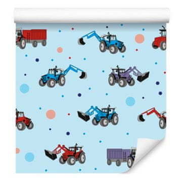 Tapeta traktora i bagera za dnevni boravak i spavaću sobu 50x1000 cm