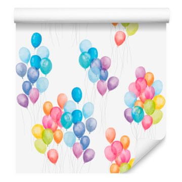 Fototapeta s šarenim balonima za dnevni boravak i spavaću sobu 50x1000 cm