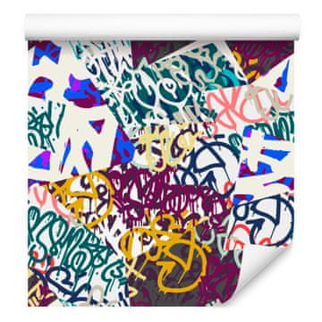 Elegantne grafiti tapete za dnevni boravak i spavaću sobu 50x1000 cm