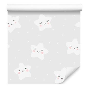 Tapeta sa nasmijanim i uspavanim zvijezdama za dnevni boravak i spavaću sobu 50x1000 cm