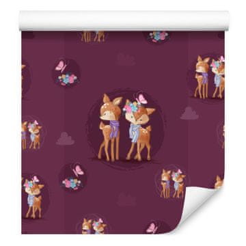 Tapeta s ukrasnim uzorkom za dnevni boravak i spavaću sobu 50x1000 cm