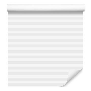 Elegantna tapeta s horizontalnim prugama za dnevni boravak i spavaću sobu 50x1000 cm