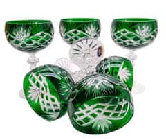 Marika Čaše za šampanjac Emerald Crystal 150ml s ananasom