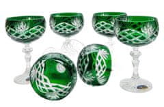 Marika Čaše za šampanjac Emerald Crystal 150ml s ananasom
