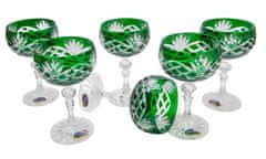 Marika Čaše za šampanjac Emerald Crystal 150ml s ananasom