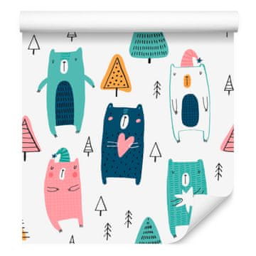 Tapeta s dekorativnim uzorkom u skandinavskom stilu 50x1000 cm