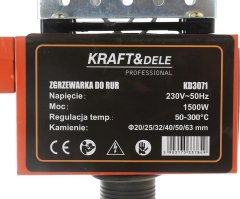 Kraft&Dele STROJ ZA ZAVARIVANJE CIJEVI 1500 W KD3071