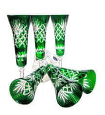 Marika Čaše za šampanjac Emerald Crystal 170 ml s mirisom ananasa