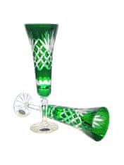 Marika Čaše za šampanjac Emerald Crystal 170 ml s mirisom ananasa