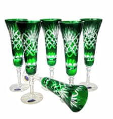 Marika Čaše za šampanjac Emerald Crystal 170 ml s mirisom ananasa